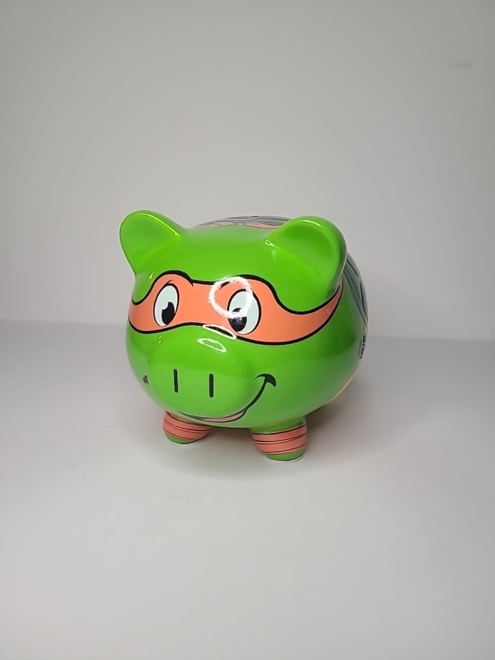 Teenage Mutant Ninja Turtles Raphael Ceramic Piggy Bank Viacom TMNT READ
